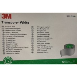3M Transpore White Surgical Tape 1534-1 易撕膠帶